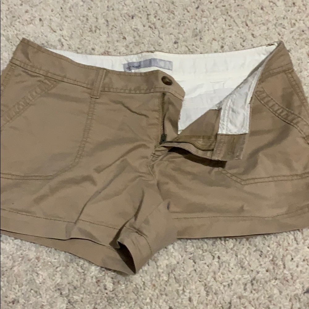 Dark tan shorts